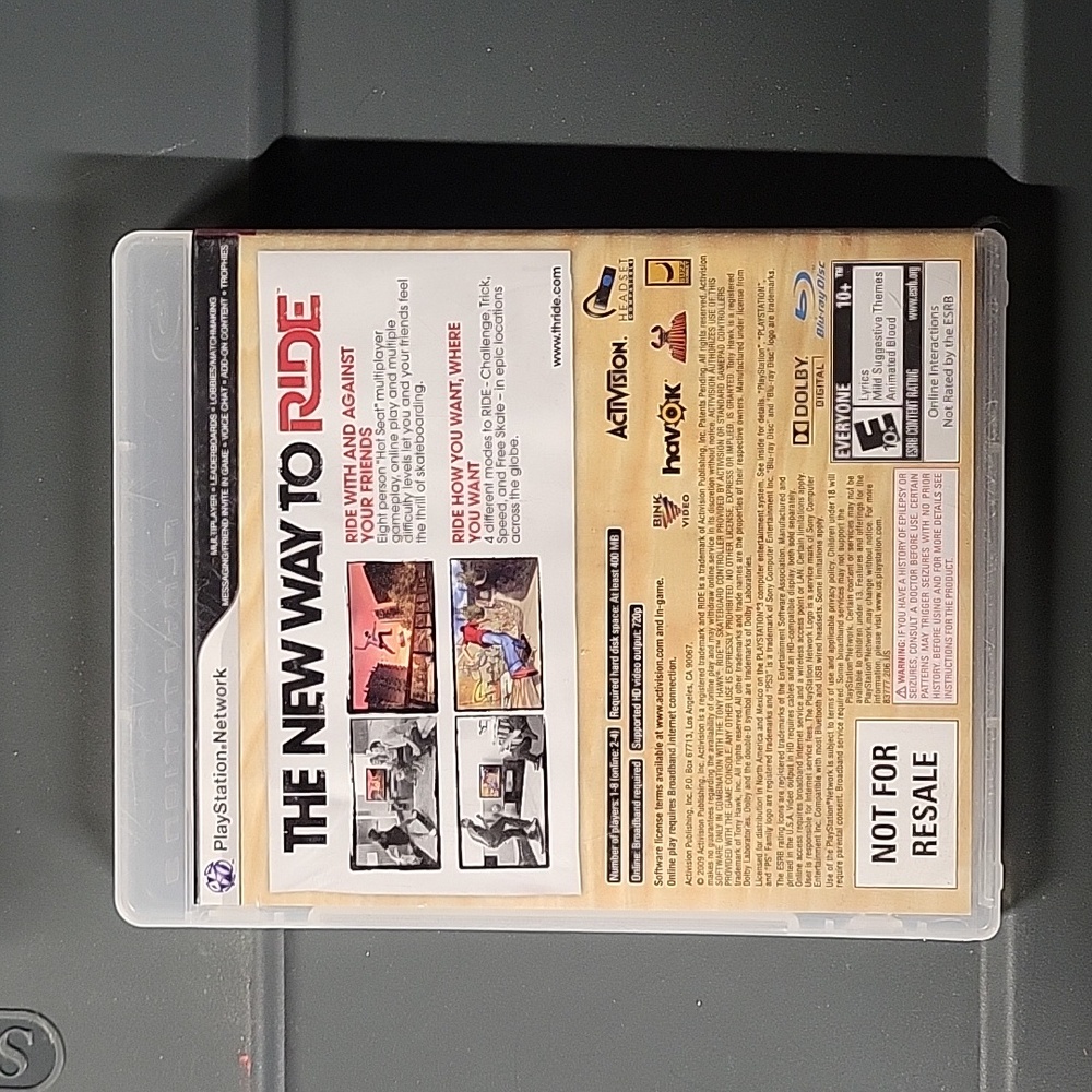 Playstation 3 Tony Hawk Ride Game - Picture 3 of 3